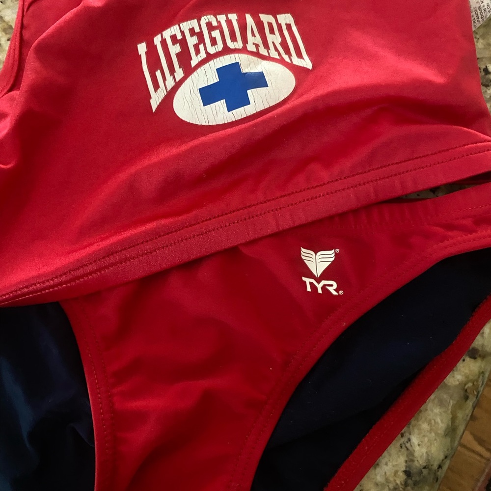 3 life guard swimsuits